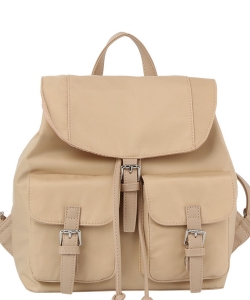 Crossbody Convertible Utility Backpack ME-0004-M TAUPE
